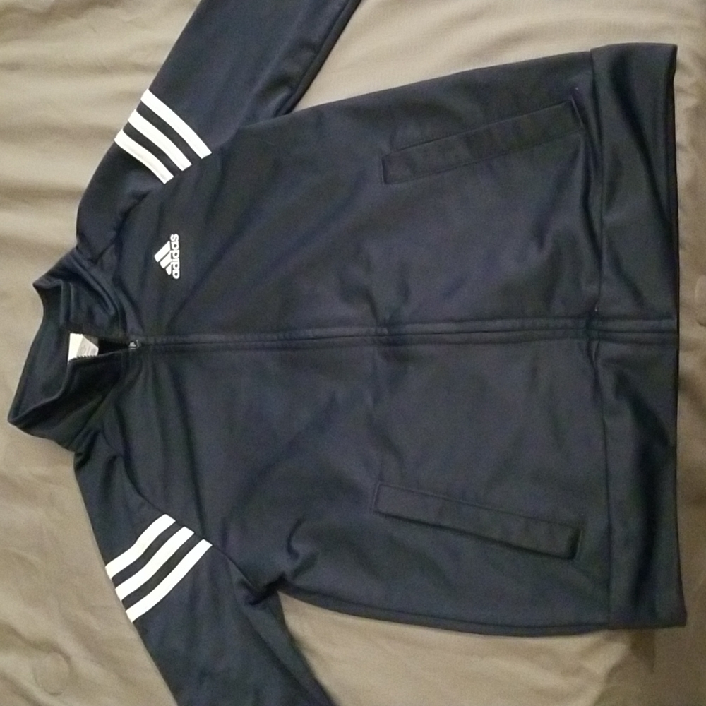 Boy Navy Blue Adidas jacket